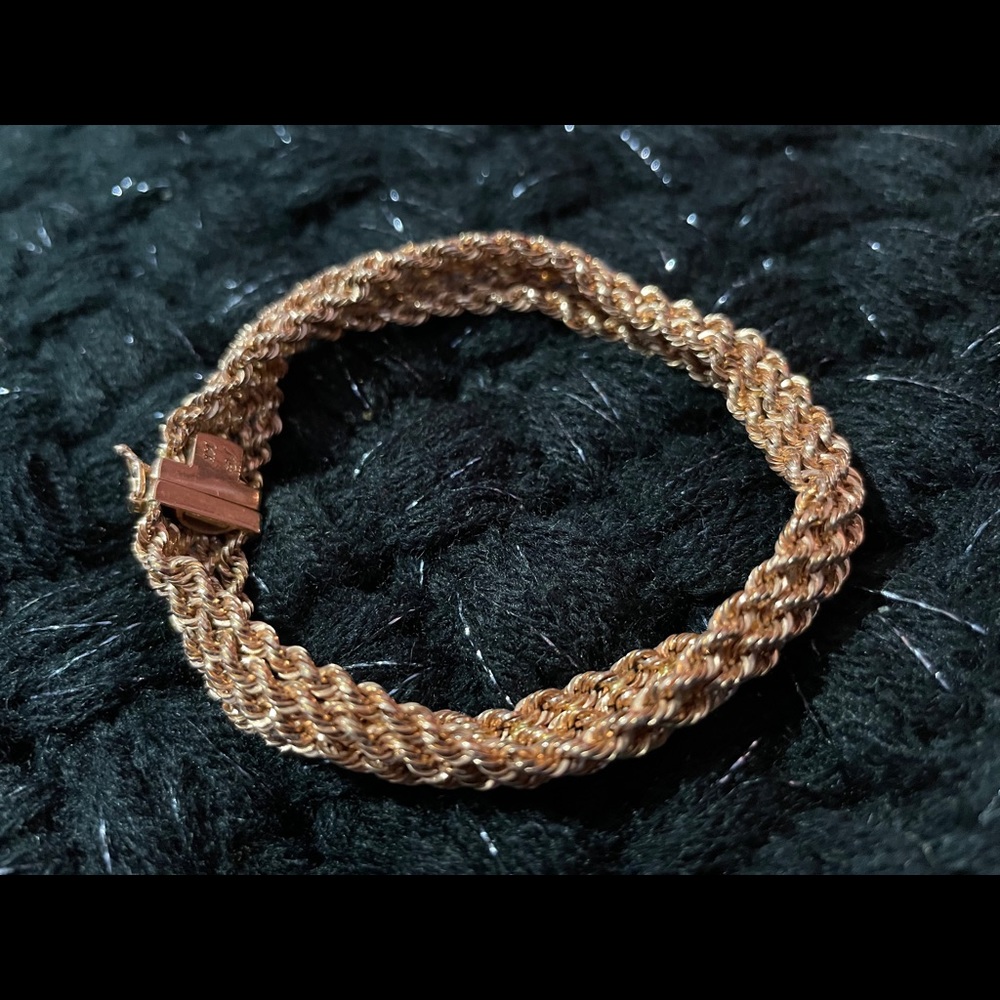 14k rose gold bracelet